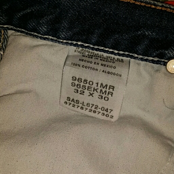 Vintage WRANGLER Jeans High Rise 32 x 30 - Picture 4 of 4